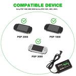 PSP Charger, AC Adapter Wall Charger Compatible with Sony PSP-110 PSP-1001 PSP 1000 / PSP Slim & Lite 2000 / PSP 3000 Replacement