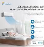 Senville 48000 BTU Five Zone Mini Split Air Conditioner Heat Pump SENA-48HF/F