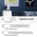 Portable AC Window Vent Kit with 5.9” Exhaust Hose Window Seal Kit for Portable Air Conditioner, Adjustable Portable AC Windows Vent Kit for Sliding Horizontal and Vertical Window