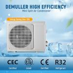 DEMULLER 12000BTU Mini Split Air Conditioner& Heater, 17 SEER2 Energy Saving 115V AC Units Cools Rooms up to 750 Sq. Ft Installation Kit Included, White