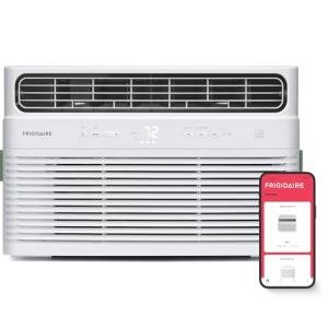 Frigidaire 8,000 BTU Smart Inverter Window Air Conditioner with Wi-Fi and Energy Star Certification, Cools Up to 350 Sq. Ft., Ultra Quiet Operation, White