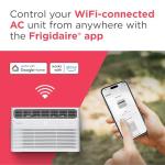 Frigidaire 8,000 BTU Smart Inverter Window Air Conditioner with Wi-Fi and Energy Star Certification, Cools Up to 350 Sq. Ft., Ultra Quiet Operation, White