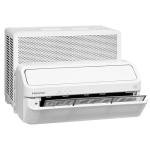 Hisense 8,000 BTU Smart Inverter Window Air Conditioner with Easy Install Bracket, Covers Up to 350 Sq Ft, Ultra-Slim Profile, 3 Fan Speeds, 700W, Smart controls, 4‑Way Air Direction - HLAW0825TW