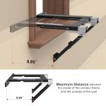 Marudina Adjustable Window AC Bracket, Quick Installation in 3minutes Without Drilling, Upgraded Extra Large Adjustment Range, Air Conditioner Support Bracket no Drill w/ Max Load Capacity of 220 lbs