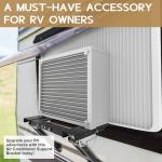 Marudina Adjustable Window AC Bracket, Quick Installation in 3minutes Without Drilling, Upgraded Extra Large Adjustment Range, Air Conditioner Support Bracket no Drill w/ Max Load Capacity of 220 lbs