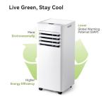 Aoxun 10000 BTU Portable Air Conditioners, 4-IN-1 AC Unit, Fast Cooling, Dehumidifier, Fan & 24H Timer Quiet Sleep, W/Remote Control, Window Kits, for Home/Office/Dorm