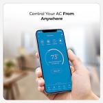 Breez Max | ENERGY STAR CERTIFIED Smart AC Controller | WiFi Thermostat for Mini-Split, Window, Portable ACs/Heat Pumps | AI-Based Tech | Free App, No Subscriptions | Alexa, Google, IFTTT etc. (White)