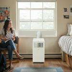 LG 5,100 BTU (DOE) / 9,000 BTU (ASHRAE) Portable Air Conditioner, Cools 150 Sq.Ft. (10' x 15' room size), Quiet Operation,LCD Remote, Window Installation Kit Included, 115V