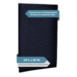 Fresh Headquarters Activated Carbon Air Filter Pad - 24"x16" Cut To Fit AC & Furnace Filter - Removes Dust, Pollen, Pet Odors & VOCs, Versatile for Window Units, RV, Air Purifier, & Vents, Made in USA