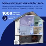 Della 45K BTU ODU Multi Zone Air Conditioner Quad 4 Zone (9K 9K 9K 18K) Mini Split 19 SEER2 208-230V Cools Up to 2200 Sq.Ft, Works with Alexa, Wifi Energy Efficient Pre-Charged Heat Pump Full Set