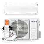 PIONEER Diamante Series Ductless Mini-Split Air Conditioner Inverter Heat Pump Full Set with 16 Ft. Kit