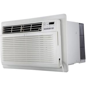 LG 9,800 BTU Through the Wall Air Conditioner, 230/208V, Cools up to 440 Sq. Ft. for Bedroom, Living Room, Apartment,, with Remote, 3 Cool & Fan Speeds, Wall AC Unit, White