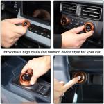Aunginsy Center Control Knob Trim Cover Compatible with Ford Maverick 2022-2024 Air Conditioner Climate Gear Shift 4WD Engin Start Stop Headlight Volume Radio Control Switch Button Knob Ring Cover