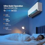 ROVSUN 12,000 BTU Smart WIFI Mini Split AC/Heating System with Inverter & APP Control, 23 SEER2 Ductless Split Air Conditioner with Pre-Charged Condenser, Heat Pump & Installation Kit, 115V