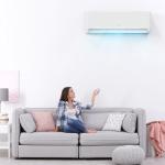 ROVSUN 12,000 BTU Smart WIFI Mini Split AC/Heating System with Inverter & APP Control, 23 SEER2 Ductless Split Air Conditioner with Pre-Charged Condenser, Heat Pump & Installation Kit, 115V