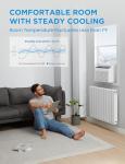 Midea 12,000 BTU Smart Inverter Air Conditioner Window Unit with Heat and Dehumidifier – Cools up to 550 Sq. Ft., Energy Star Rated, Quiet Operation, Electronic Controls, Remote Control, White