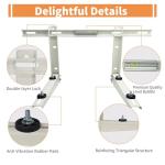 Mini Split Air Conditioner Bracket, Outdoor Wall Mounting Bracket for Ductless Mini Split Air Conditioner Heat Pump Systems, Universal,7000-18000 Btu AC Units, Heavy Duty Support up to 270 LBS