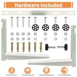 Mini Split Air Conditioner Bracket, Outdoor Wall Mounting Bracket for Ductless Mini Split Air Conditioner Heat Pump Systems, Universal,7000-18000 Btu AC Units, Heavy Duty Support up to 270 LBS