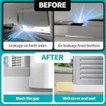 YYGCL Foam Block for Midea U Shaped Window Air Conditioner Units, Air Conditioner Window Seal Kit,Winter Summer,Prevent Cold/hot Air Leakage.