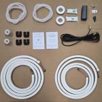 Vtronix Classic America 9000 BTU Ductless Wall Mount Mini Split Inverter Air Conditioner with Heat Pump, 16 ft Line Set, Up to 450 Sq Ft Coverage, (23 SEER2, 120 VAC), WiFi/Alexa Ready.