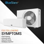 [Original Version] BlueStars 216-259 uF MFD 220-250 VAC 50/60 Hz SC0080 CD60 Round Motor Start Capacitor Replacement Part - Fit for AC Motor Run or Fan Start and Cool Heat Pump Air Conditioner