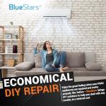 [Original Version] BlueStars 216-259 uF MFD 220-250 VAC 50/60 Hz SC0080 CD60 Round Motor Start Capacitor Replacement Part - Fit for AC Motor Run or Fan Start and Cool Heat Pump Air Conditioner