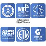 Gree 24,000 BTU 16 SEER LIVO+ Wall Mount Ductless Mini Split Air Conditioner Heat Pump 208/230V