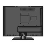 Supersonic SC-1520VTV 15.6 inch Smart AC/DC LED TV, Powered by VIDAA, 1080p, WiFi, Built-in Speakers, USB, 3X HDMI ARC, For Kitchen, RV, Boat, Truck, Playroom, Room, Remote, DC Car Cord INCLUDED-Black