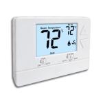 NonProgrammable Thermostat for Home,Single-Stage Systems,Digital Energy-Saving Thermostat,1 Heat/1 Cool, Easy DIY Install, White Backlight