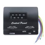BIPIMIFI 7330F3852 RV Air Conditioner Thermostat, Black, Single Stage Heating/Cooling Control, Compatible with Coleman Mach Series