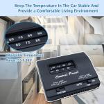 BIPIMIFI 7330F3852 RV Air Conditioner Thermostat, Black, Single Stage Heating/Cooling Control, Compatible with Coleman Mach Series