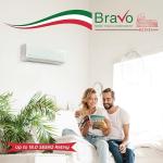 BRAVO 36000 BTU 17 SEER Mini Split AC/Heating System Pre-Charged Inverter Heat Pump with 13ft Installation Kit Smart kit Included