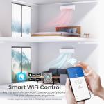 TOSOT 30,000 BTU Dual 2 Zone Mini Split Air Conditioner with Heat Pump, 21 SEER2, 230V, Wifi-Enabled Ductless Inverter Split System with 16.4 ft Copper Line Set, 12,000 +18,000 BTU, Muse Series