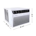 Hisense 350-sq ft Window Air Conditioner with Remote (115-Volt; 8000-BTU) 3 modes (Cooling, Fan, Dehumidifier), Wi-Fi enabled, Noise Level dB 53, ConnectLife App, AW0822CW1W (Renewed)