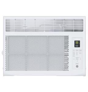 GE Window Air Conditioner Unit, 5,000 BTU with LED Controls for Small Rooms up to 150 sq ft., Adjustable Fan and Cooling Settings, Perfect for Guest or Living Room, Easy Install Kit Included, White
