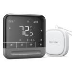 Provirtec Smart Thermostat for Home with Room Sensor, 7 Days Programmable, Energy Saving WiFi Thermostats for House，APP & Touchscreen Control, C Wire Required, 3.95 Inch Large Screen