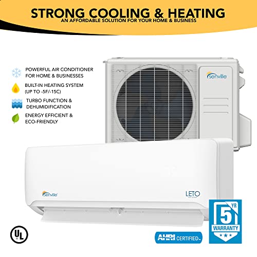 Senville LETO Mini Split Air Conditioner - 9000 BTU