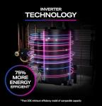 GE PPHV10WWF 10,000 BTU Portable Air Conditioner for Medium Rooms up to 550 sq ft. (9,850 BTU SACC), 3-in-1 with Dehumidify, Fan, and Auto Evaporation, Included Window Installation Kit, White