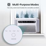 Hisense WC08W25A Window Air Conditioner, 8,000 BTU, White