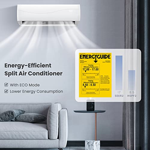 COSTWAY 12000BTU Ductless Air Conditioner & Heater