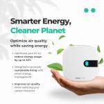 Sensibo Air PRO - Air Conditioner Smart Controller & Air Quality Sensor. Smart Thermostat for Mini Split, Window, Portable AC. Temp & Humidity Sensors. Google, Alexa, Siri & Apple HomeKit Compatible