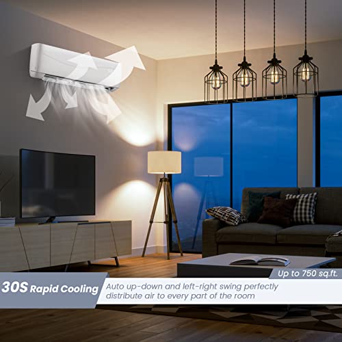 COSTWAY 12000BTU Ductless Air Conditioner & Heater