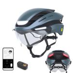Lumos Ultra E-Bike Smart Helmet | NTA 8776 Certified | Front & Rear LED Lights | Retractable Face Shield | App Controlled | EBike, Scooter, Cycling, Bicycle | Adults, Men Women