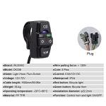 XBERSTAR 3 in 1 Bicycle Lithium-ion Conversion Accessories ebike ebike Light kit Headlight Tail Light Horn DK336 E-Bike Light Sets LCD Display (Light Sets)