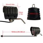 XBERSTAR 3 in 1 Bicycle Lithium-ion Conversion Accessories ebike ebike Light kit Headlight Tail Light Horn DK336 E-Bike Light Sets LCD Display (Light Sets)