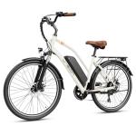 Jasion CB1 Electric Bike for Adults, 1000W Motor Peak Ebike, 450Wh Removeable Battery, 26'' City Cruiser Bicycle, 22 MPH Commuter Women Ebike, 7-Speed Gear