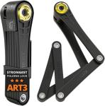 Seatylock FoldyLock Elite Folding Bike Lock - Patented 18/18 High Security Sold Secure Gold Bicycle Lock - Heavy Duty Anti Theft Secure Guard with Keys & Case Mount - 43.3"