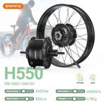 BAFANG 48V1000W Rear Hub Motor Kit - Snow Ebike Conversion Kit for 20"/26" Fat Tire Rear Wheel Bikes for Snow/Beach Bikes Electric Bike Conversion kit with Display & Battery (Optional)