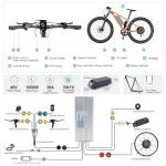 BAFANG 48V1000W Rear Hub Motor Kit - Snow Ebike Conversion Kit for 20"/26" Fat Tire Rear Wheel Bikes for Snow/Beach Bikes Electric Bike Conversion kit with Display & Battery (Optional)