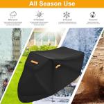 Adult Tricycle Cover Electric Tricycle Covers, Strong UV Protection & Windproof, Waterproof, Heavy Duty Oxford Cloth Tricycle Cover, Black